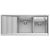 Zlewozmywak Pyramis STUDIO (116x50) 2B 1D R 107149530